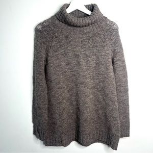 Muji Brown Turtleneck Sweater